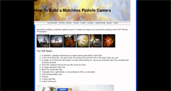 Desktop Screenshot of matchboxpinhole.com